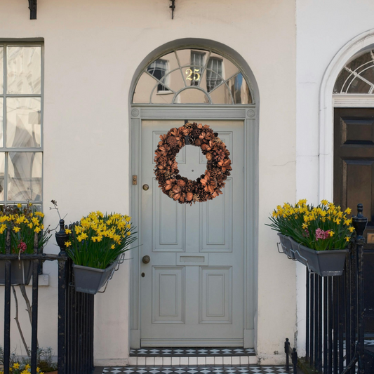 Maine Pinecone Wreaths