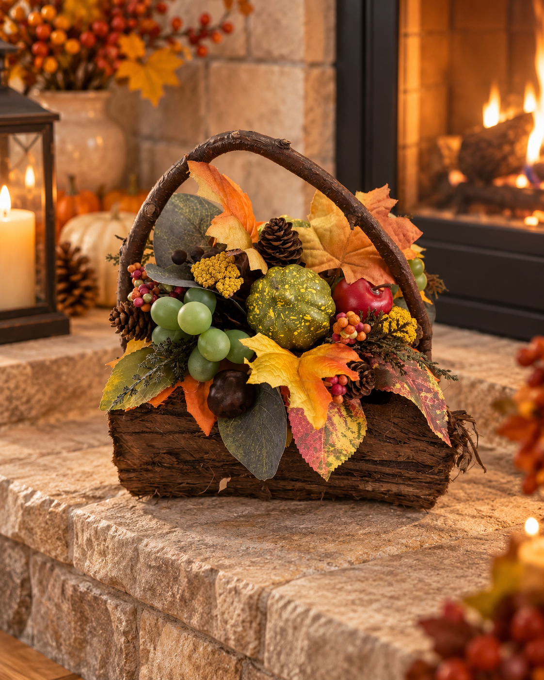 Harvest Log Basket