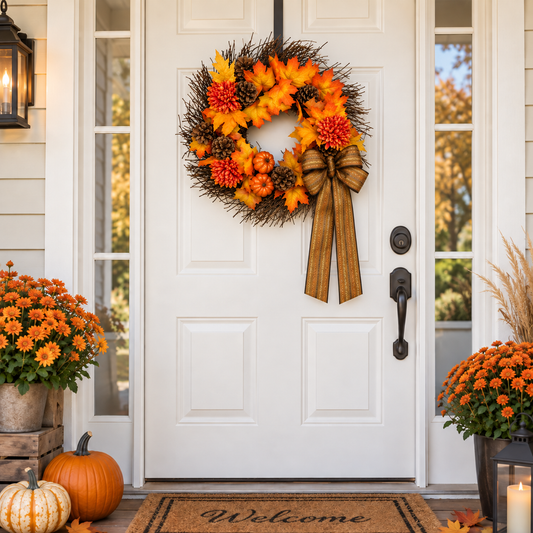 Fall Leaves Wreath
