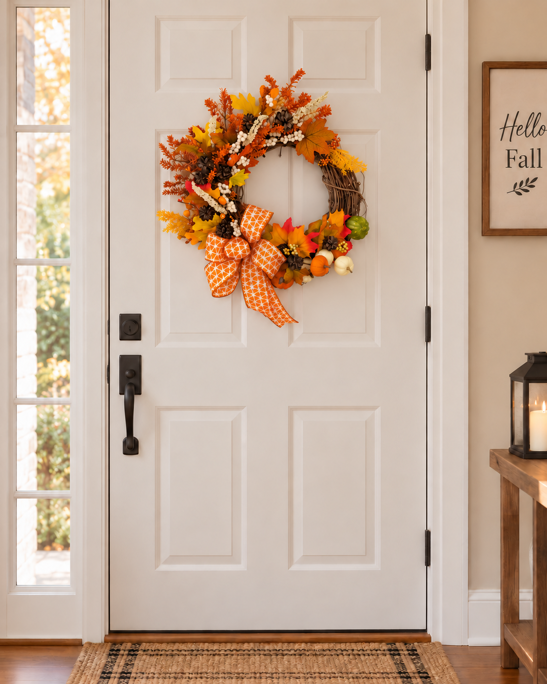 Candy Corn Wreath