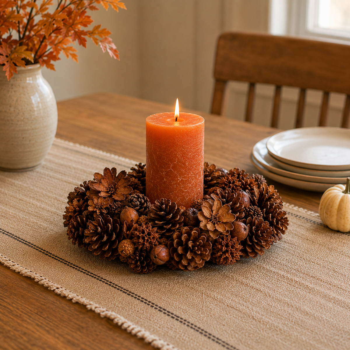 Pinecone Centerpieces