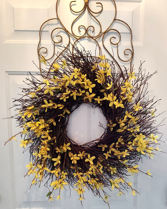 Forsythia Twig Wreath