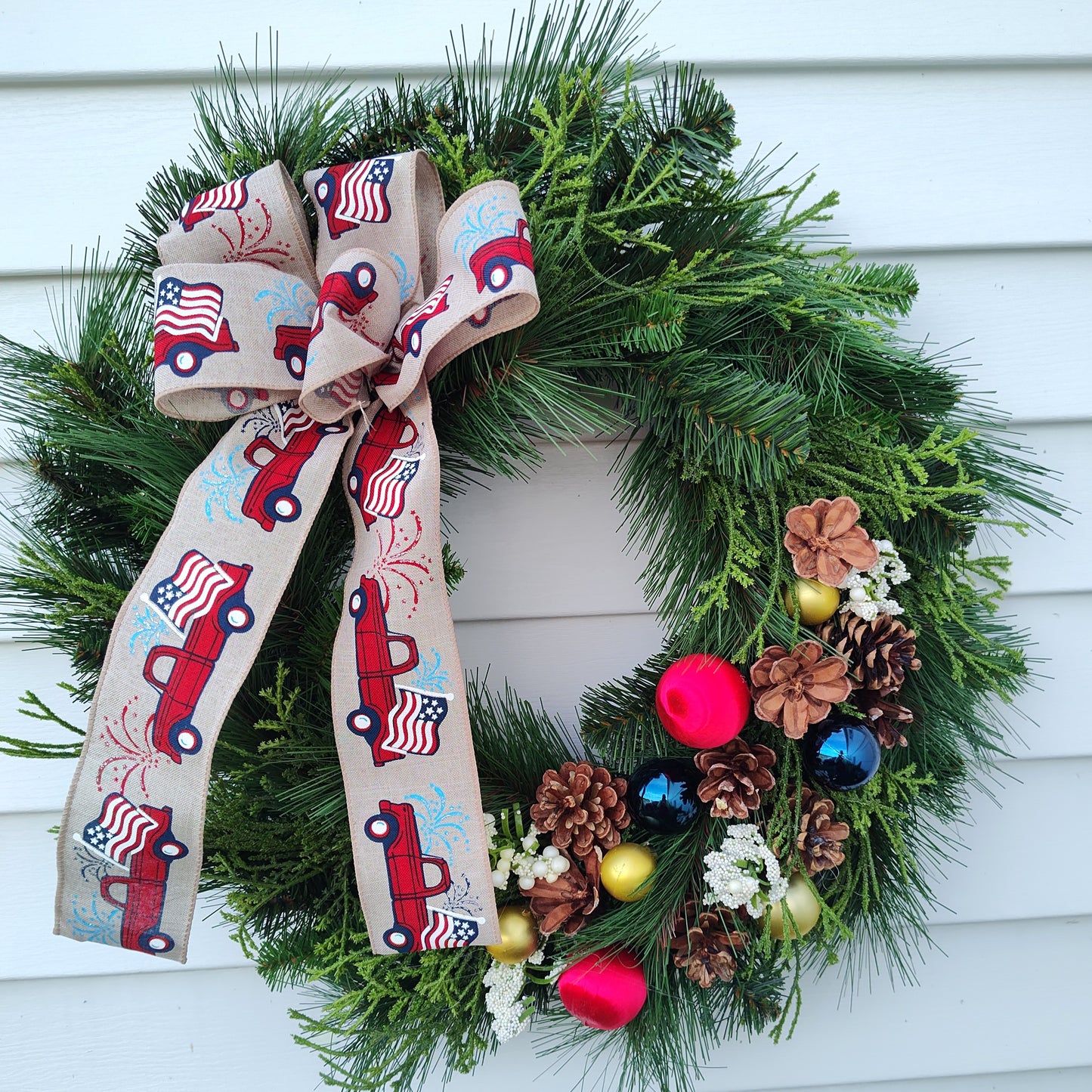 Country USA Wreath