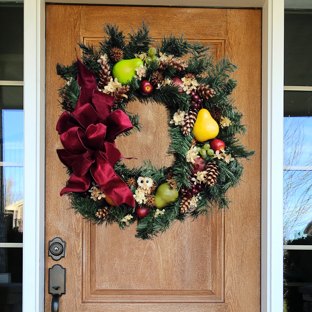 Winter Fruit Wreath