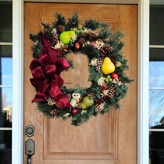 Winter Fruit Wreath