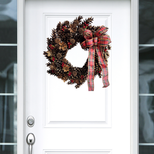 Pinecone-Berry Wreath