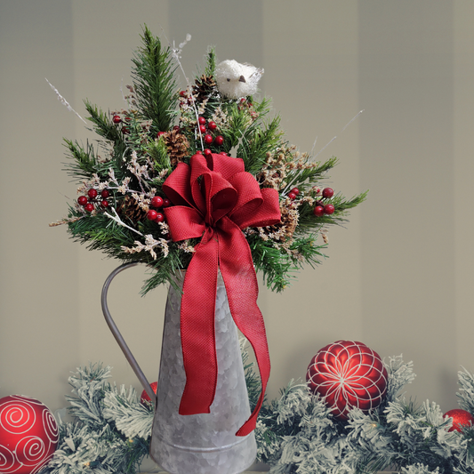 Snowbird Garden Vase