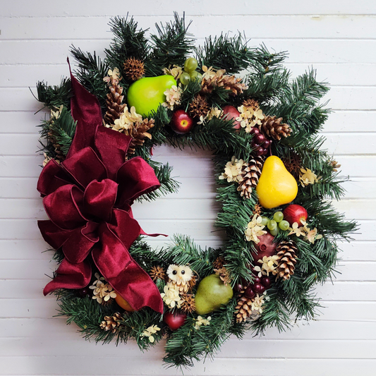 Winter Fruit Wreath