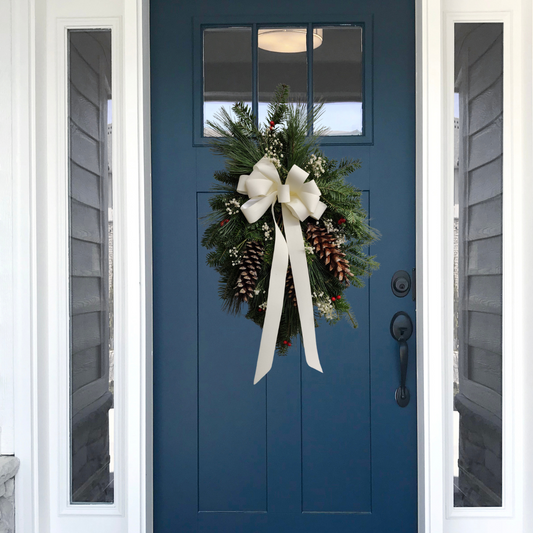 Winter White Balsam Swag