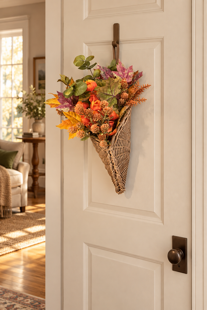 Autumn Harvest Hanging Basket — 4 Styles