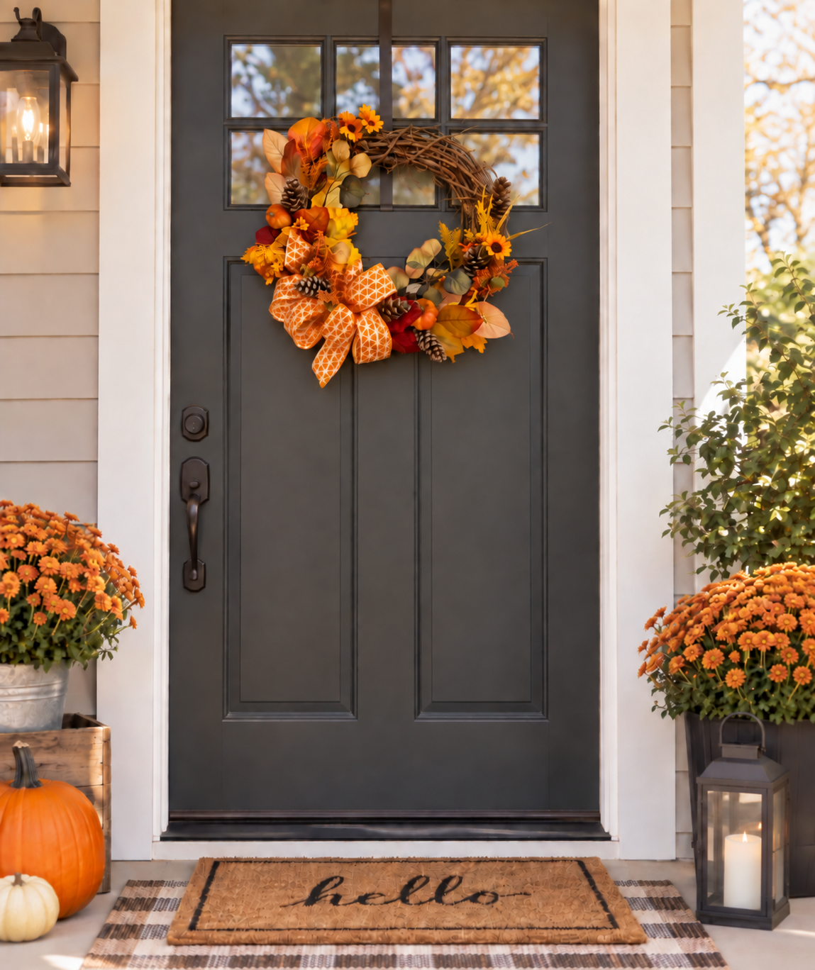 Fall Grapevine Wreath