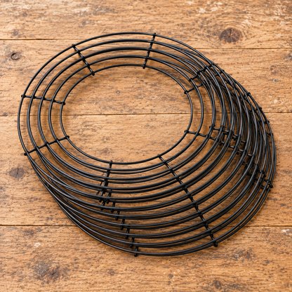 Black Wire Wreath Frames
