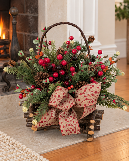 Berry Log Basket