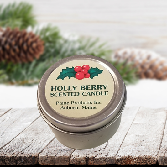 Holly Berry Mini Candle