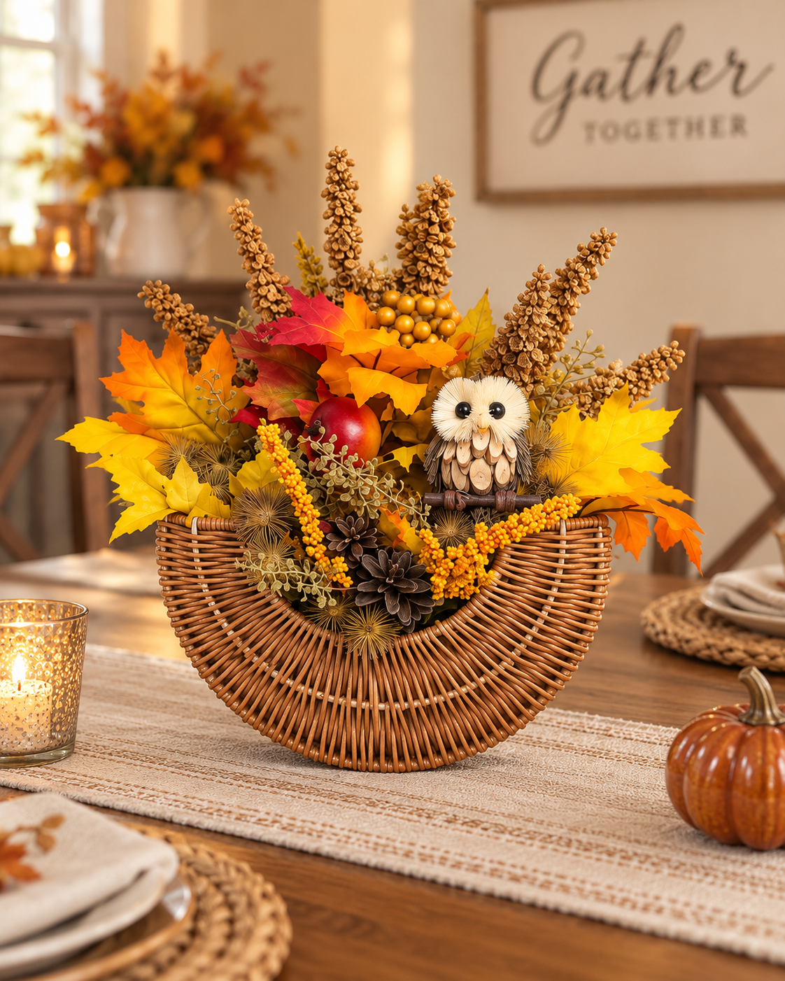 Harvest Owl Baskets (4 Styles)