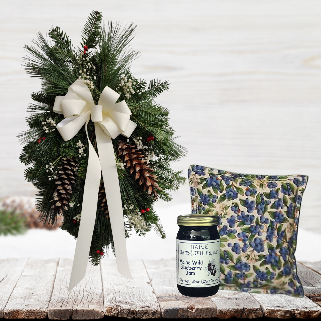 Winter White Balsam Swag Gift Bundle