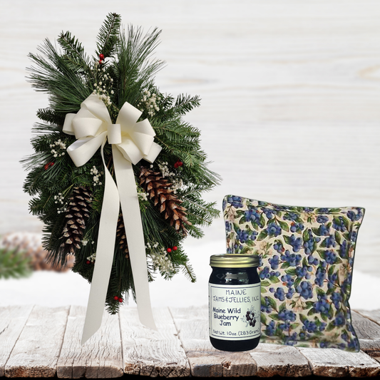 Winter White Balsam Swag Gift Bundle