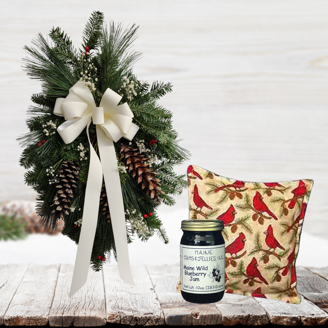 Winter White Balsam Swag Gift Bundle