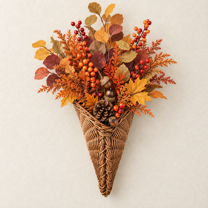Autumn Harvest Hanging Basket — 4 Styles