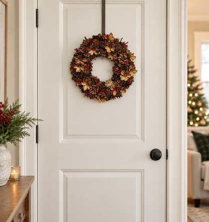Pinecone & Berry Wreath