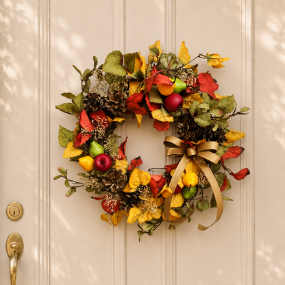 Fall Fruit Wreath