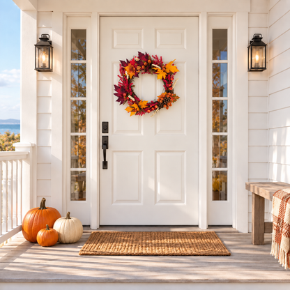 Autumn Maple & Berry Wreath