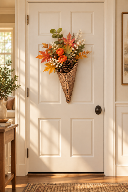 Autumn Harvest Hanging Basket — 4 Styles