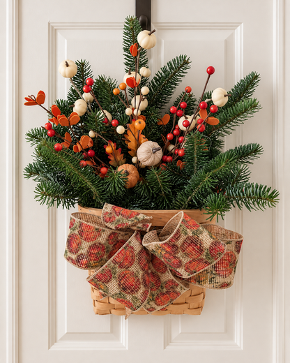Thanksgiving Wall Basket