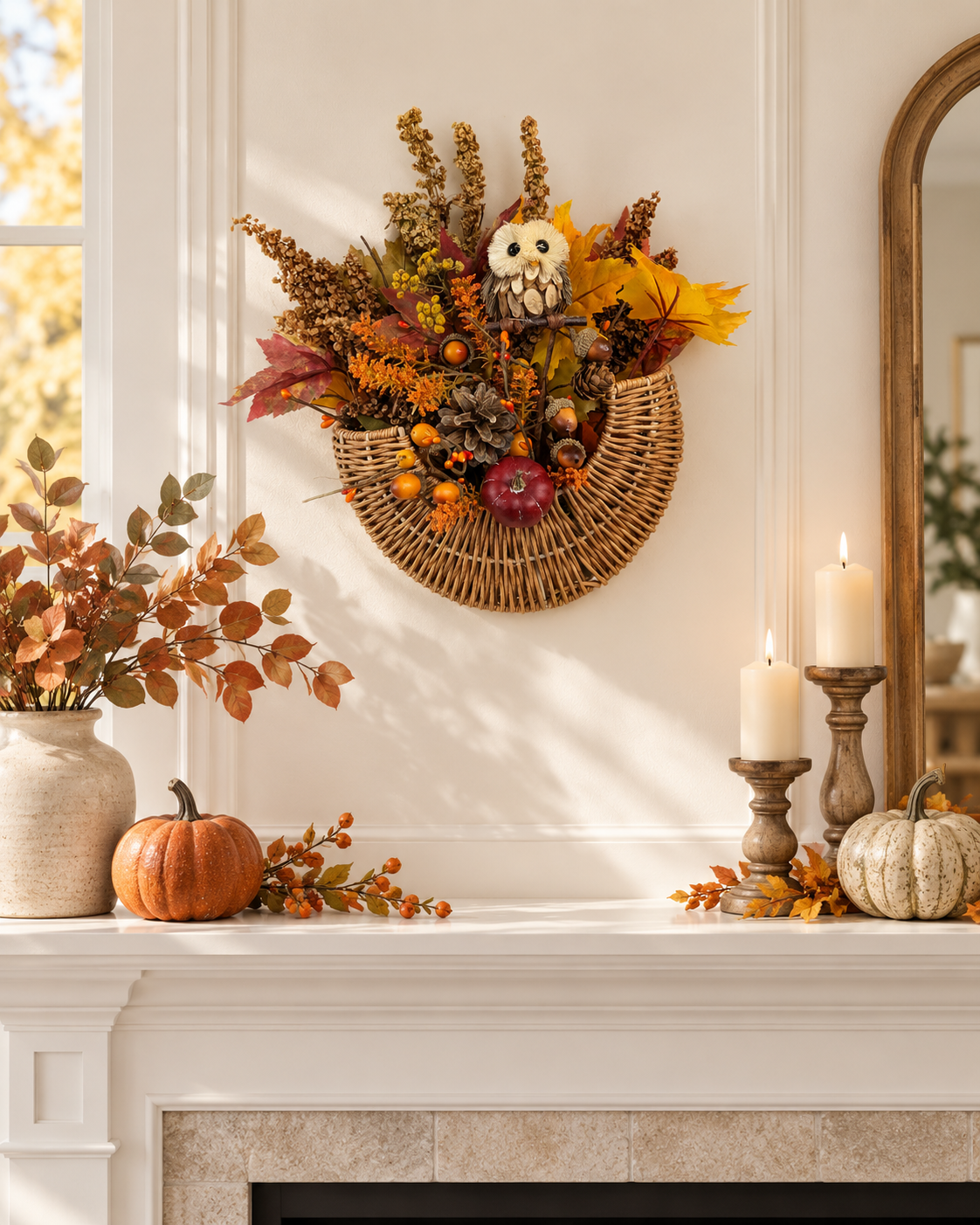 Harvest Owl Baskets (4 Styles)