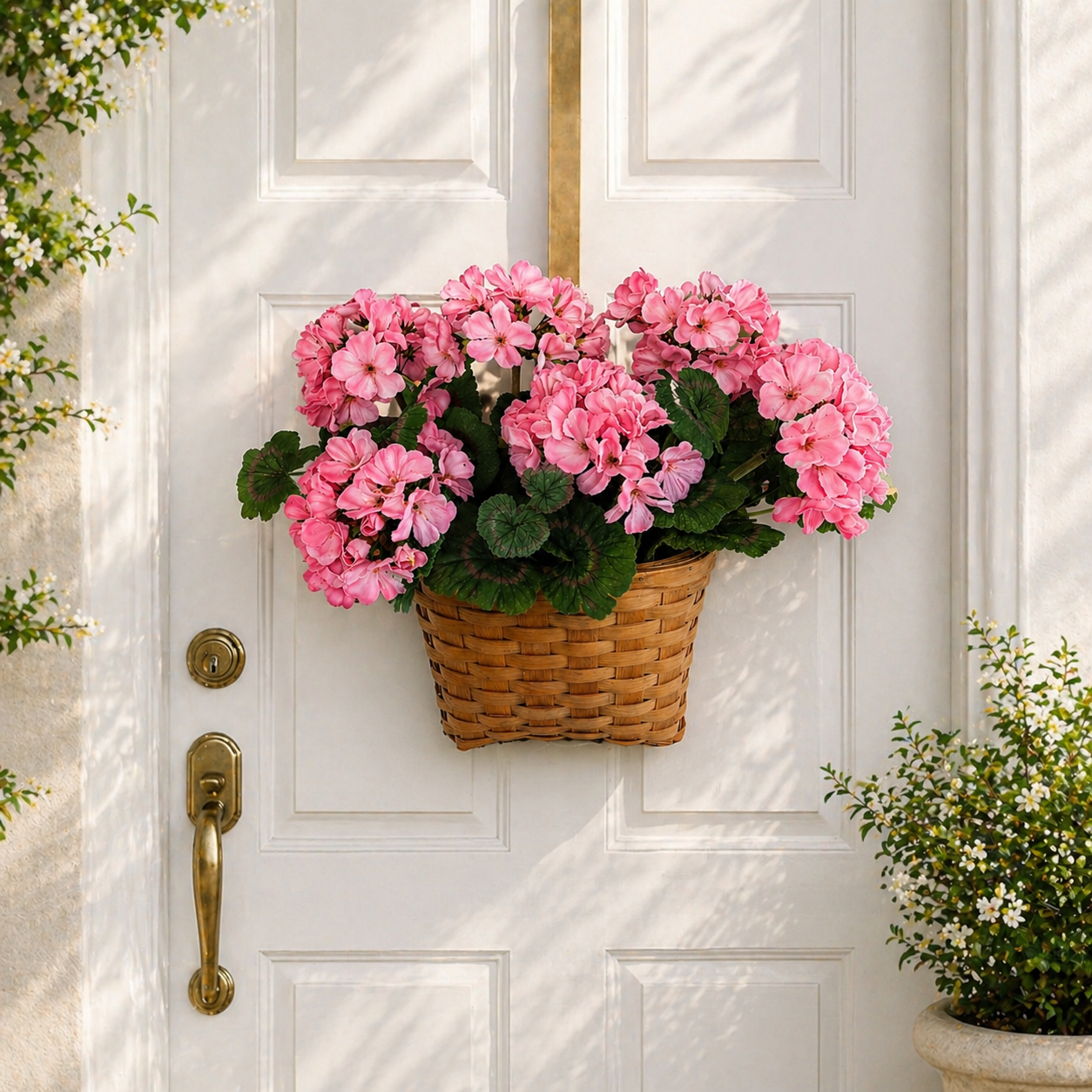 Geranium Wall Basket