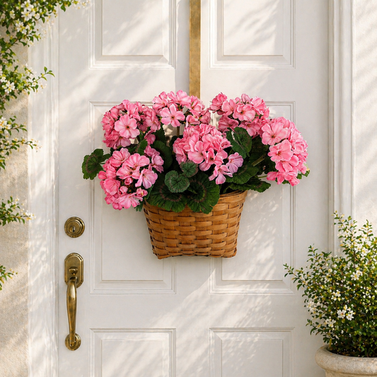 Geranium Wall Basket