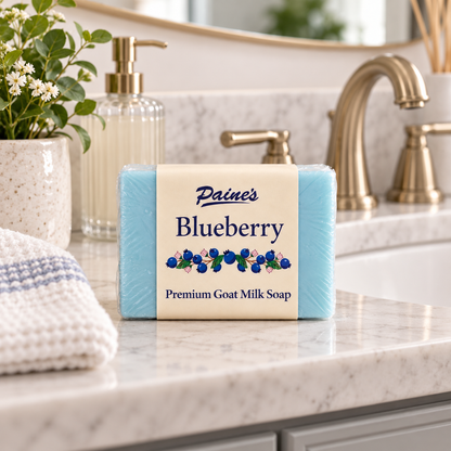 Blueberry Scented Goat Milk Soap