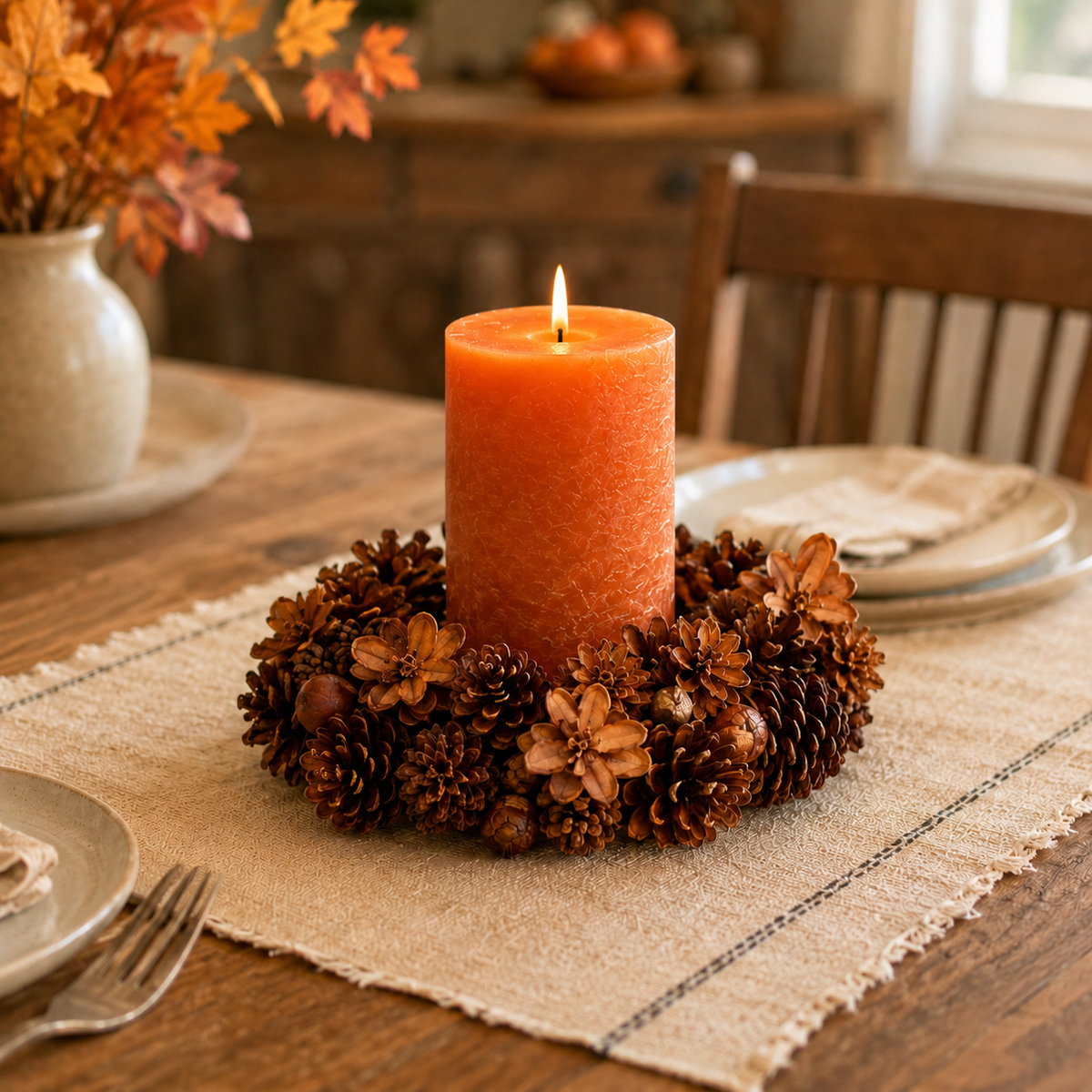 Pinecone Centerpieces