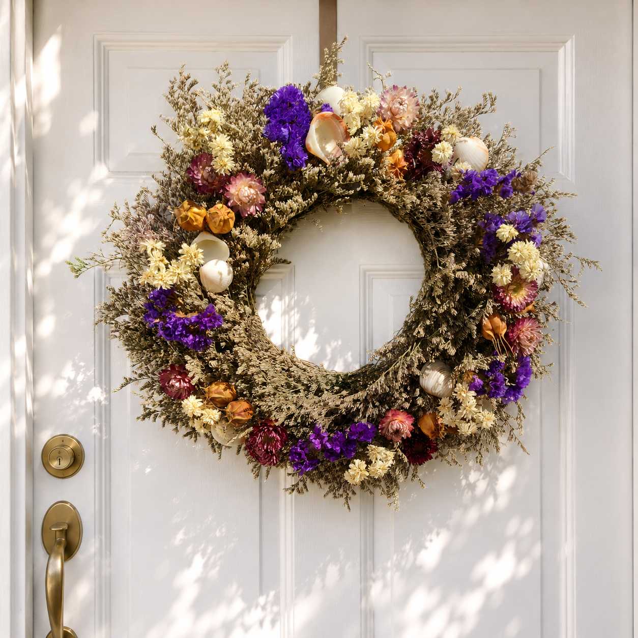 Fall Seashell Wreath