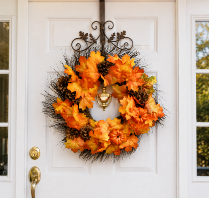 Fall Leaves Wreath