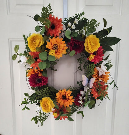 Butterfly Gerbera Wreath