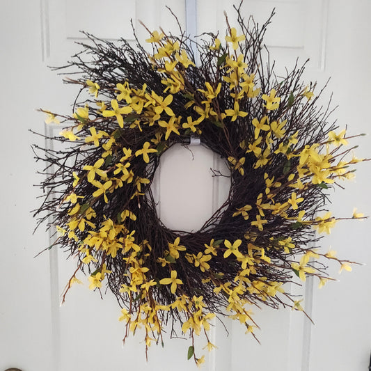 Forsythia Twig Wreath