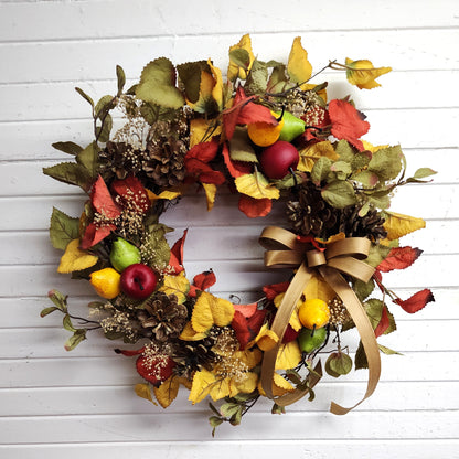 Fall Fruit Wreath