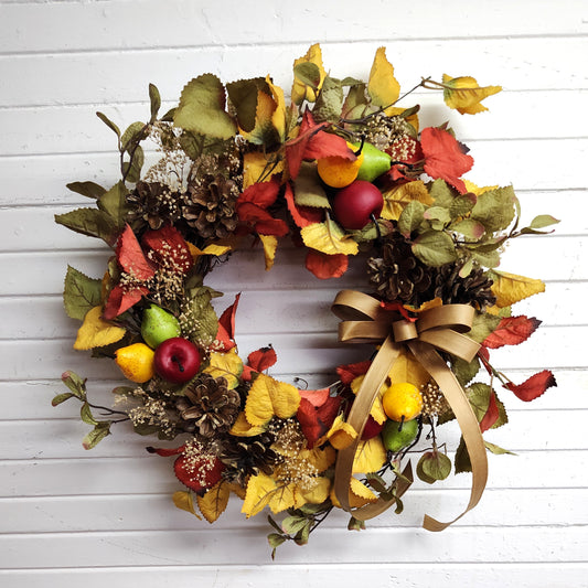 Fall Fruit Wreath