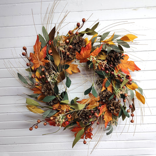 Fall Swirl Wreath