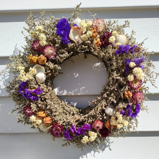 Fall Seashell Wreath