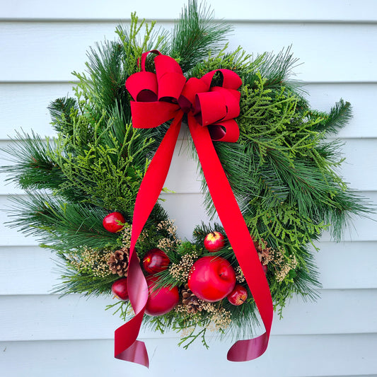 Winter Apple Wreath