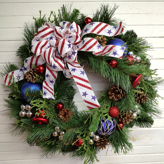 Star Spangled Winter Wreath
