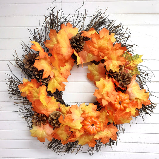 Fall Leaves Wreath