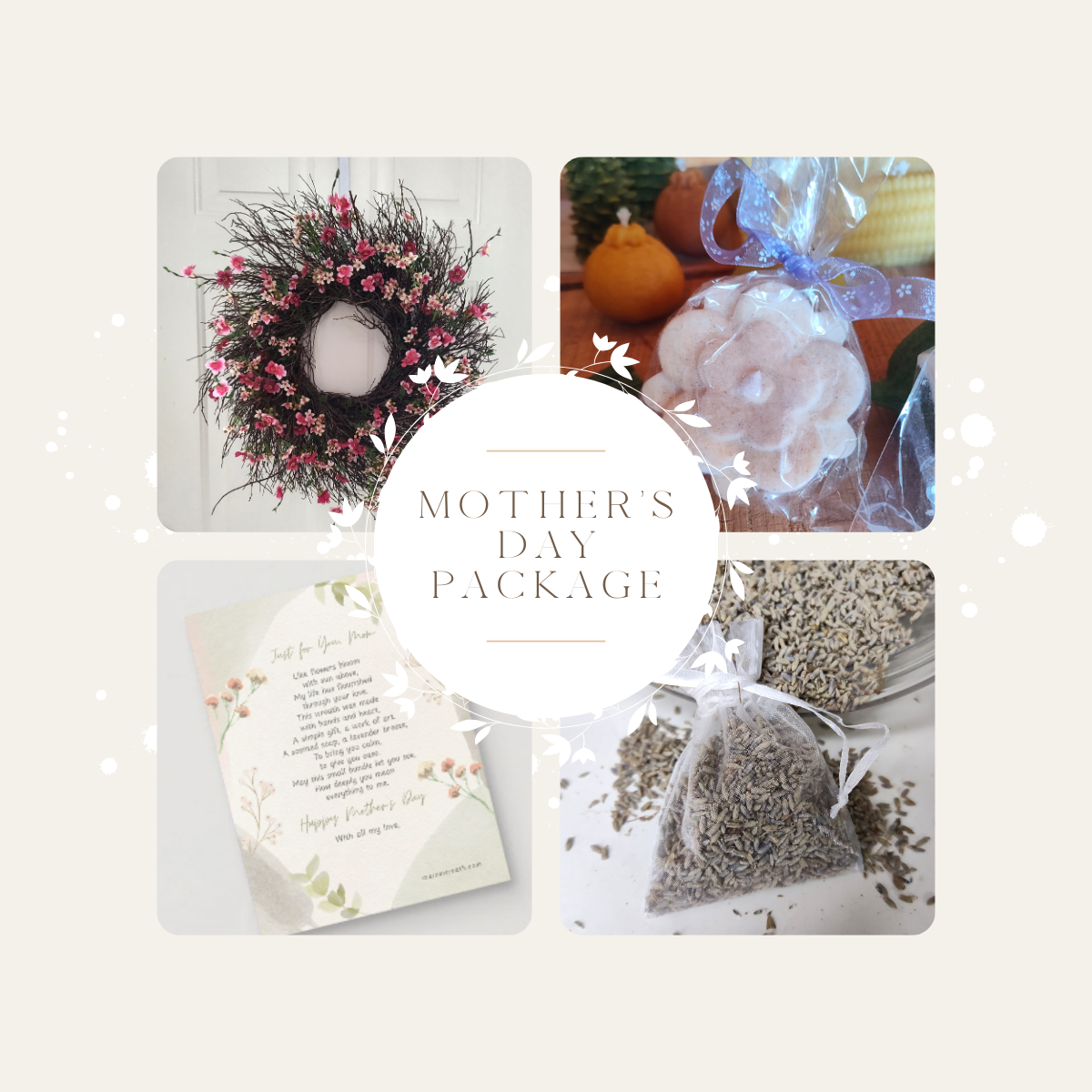 Cherry Blossom Twig Wreath