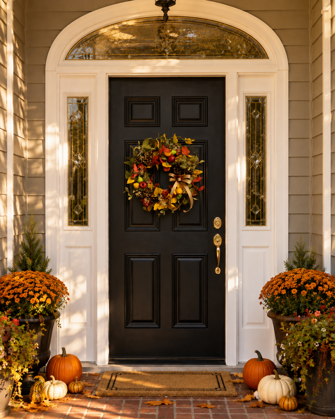 Fall Fruit Wreath