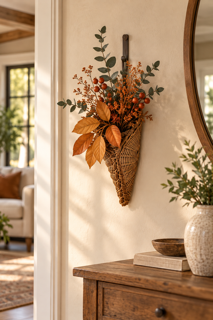 Autumn Harvest Hanging Basket — 4 Styles