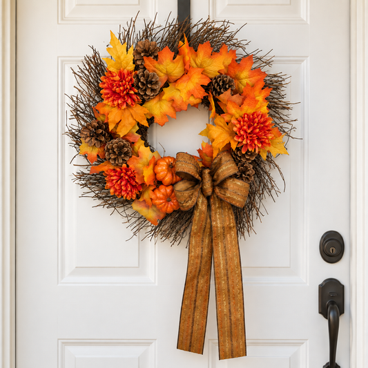 Fall Leaves Wreath