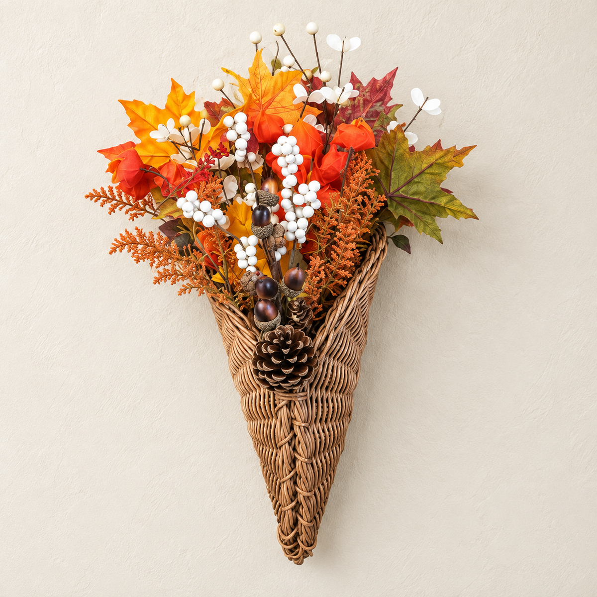 Autumn Harvest Hanging Basket — 4 Styles
