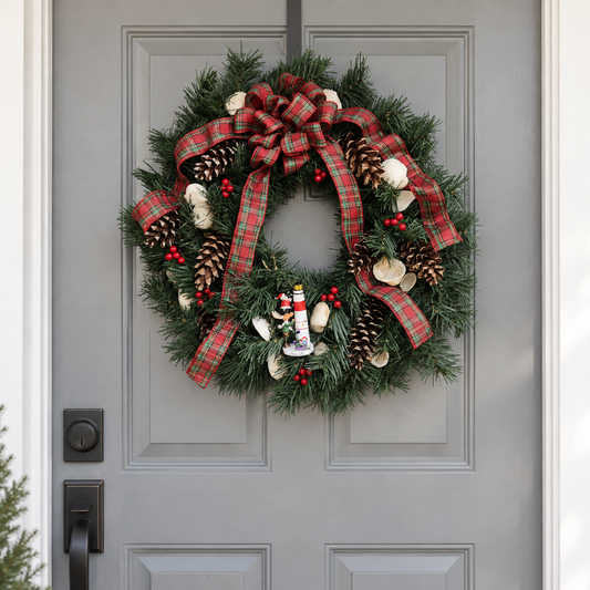 Winter Lighthouse Wreath